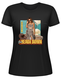 Ash Army Heaux Down Black Tee